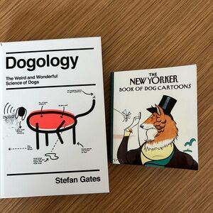 Dog Book(s) Dogology Book and The New Yorker book of dog cartoons
